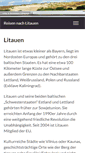 Mobile Screenshot of litauenreisen24.de