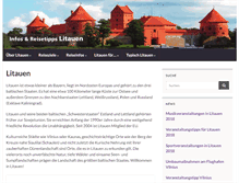 Tablet Screenshot of litauenreisen24.de